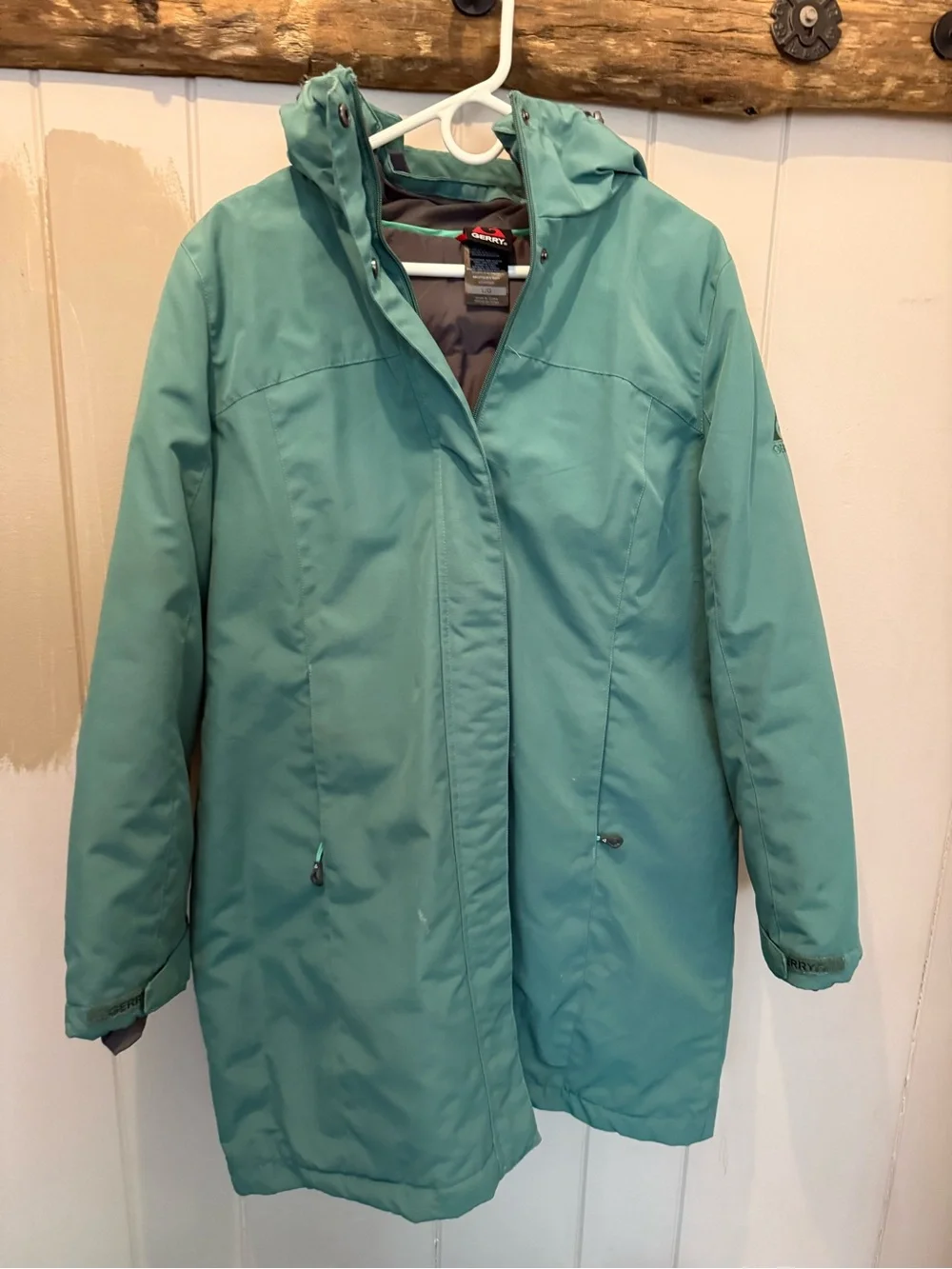 Gerry Women’s Mint Green Hooded Winter Ski Jacket